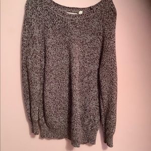 Pink Sweater Slit Back